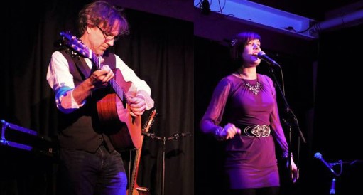 Daria Kulesh and Jonny Dyer at Croydon Folk Club on Monday 23rd July, 8:15