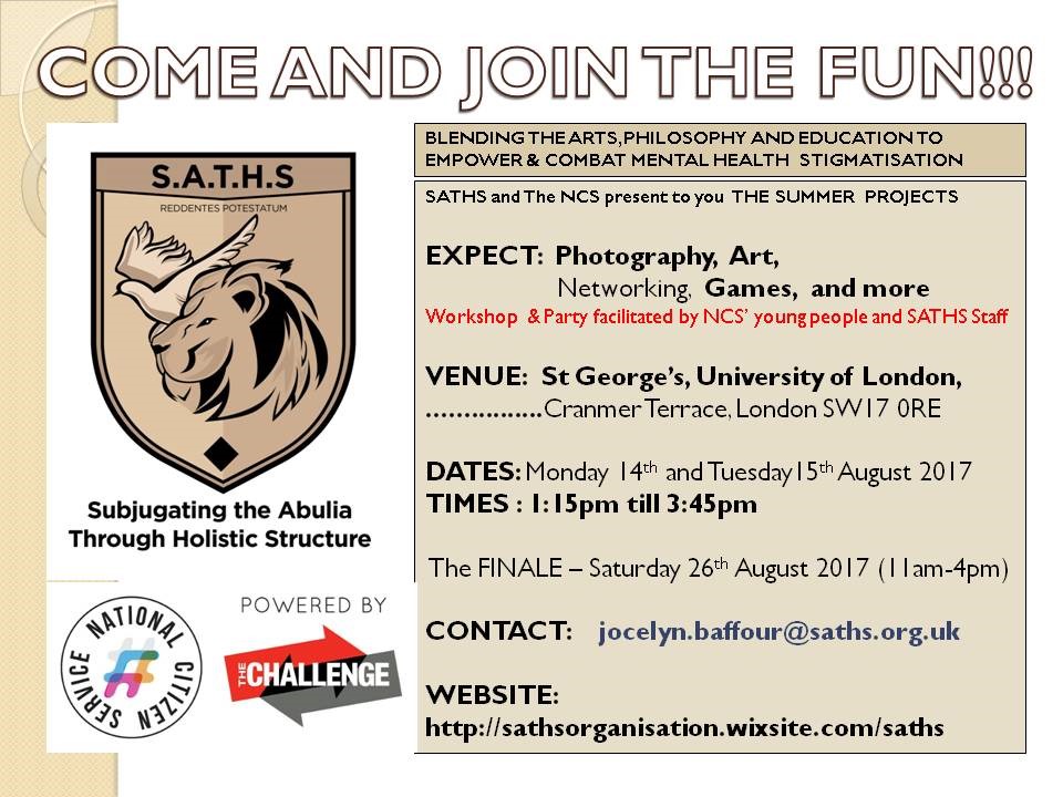 SATHS Summer Projects with the NCS