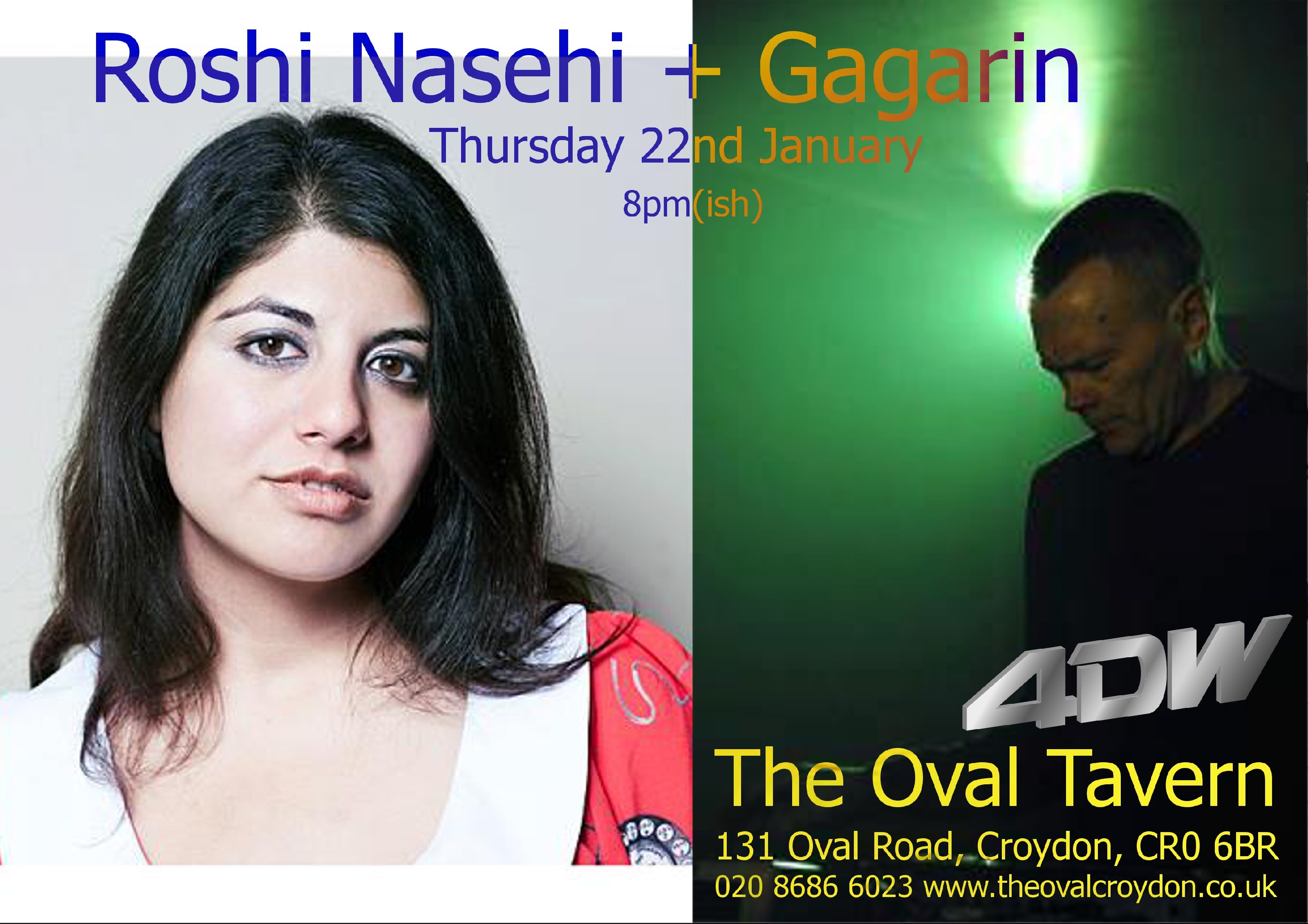 4 Day Weekend: Roshi Nasehi + Gagarin