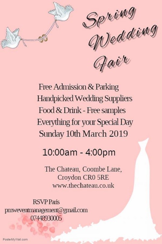 Spring Wedding Fair @ The Chateau, Croydon