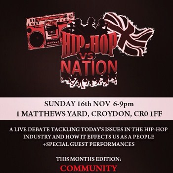 Hip-Hop vs nation https://www.facebook.com/events/1433018460270718/
