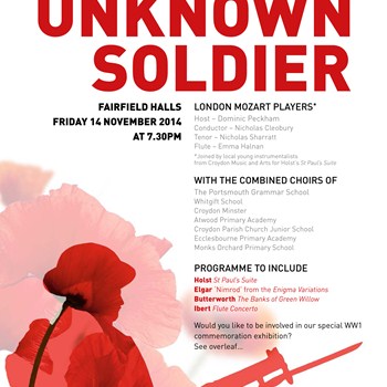 For an Unknown Soldier: A WW1 Commemoration