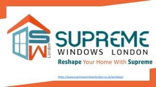 Supreme windows London | Double glazed glass replacement